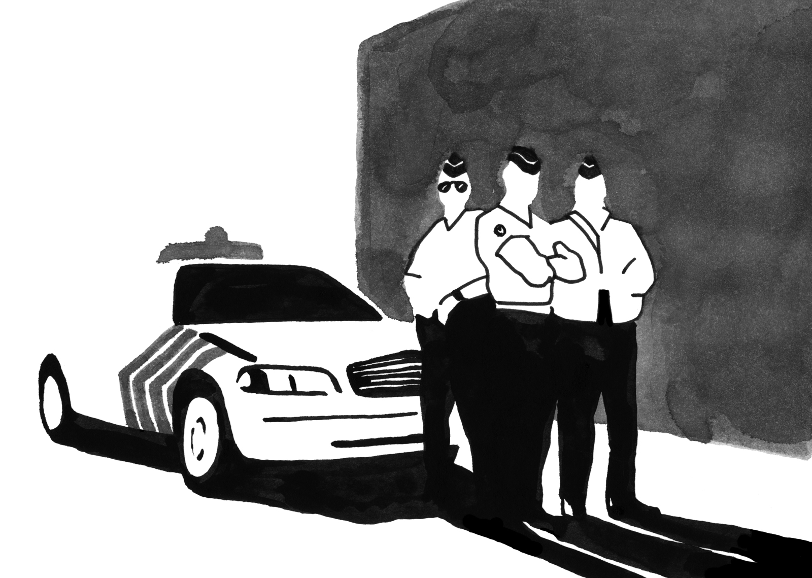 voiture de police télécommandée