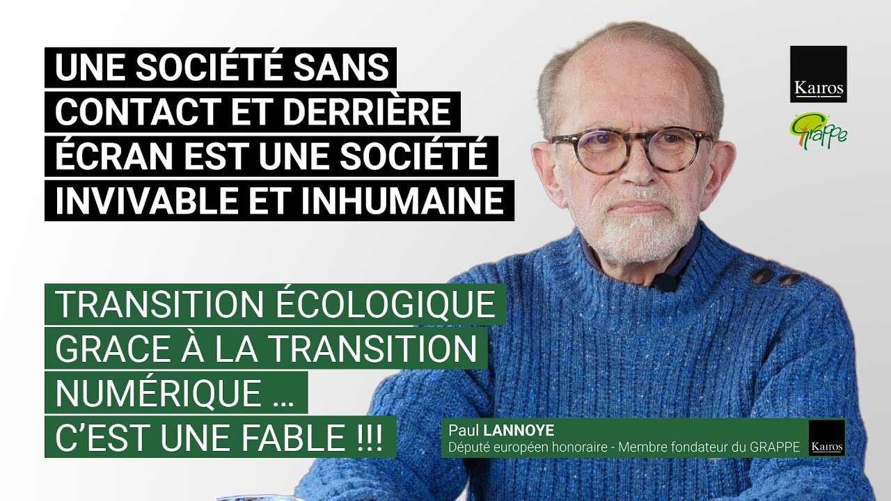 UNE SOCIÉTÉ SANS CONTACT ET DERRIÈRE ÉCRAN EST UNE SOCIÉTÉ INVIVABLE ET INHUMAINE