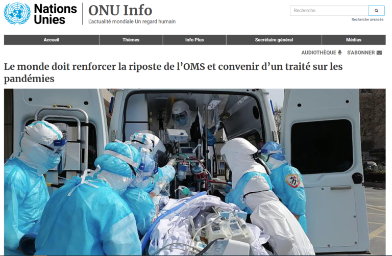 La gouvernance mondiale de l&rsquo;OMS sur les pandémies