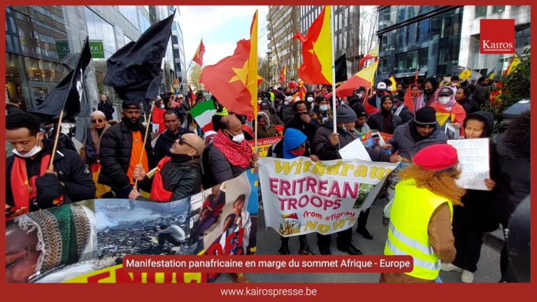 Manifestation panafricaine en marge du sommet Afrique – Europe
