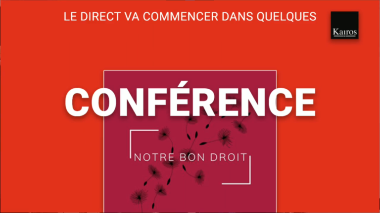 Conférence des Amis de Kairos – Isabelle Duchateau de « Notre Bon Droit » ASBL