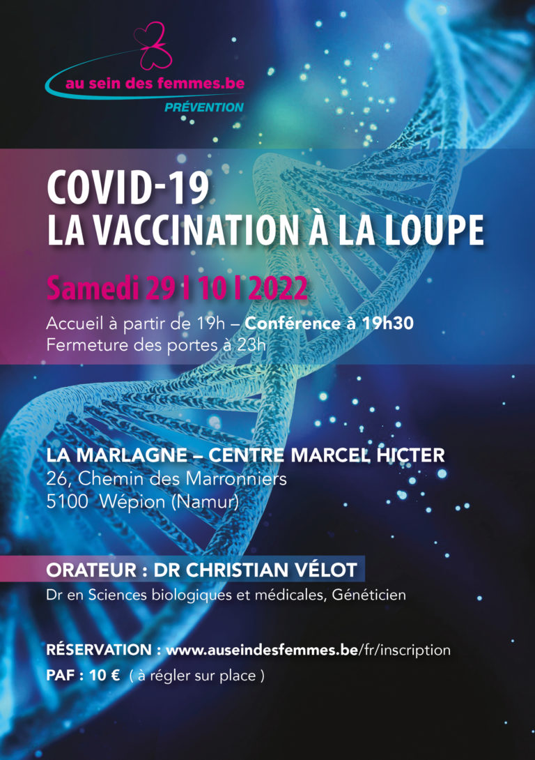 Conferentie van Christian Vélot – zaterdag 29 oktober in de Marlagne