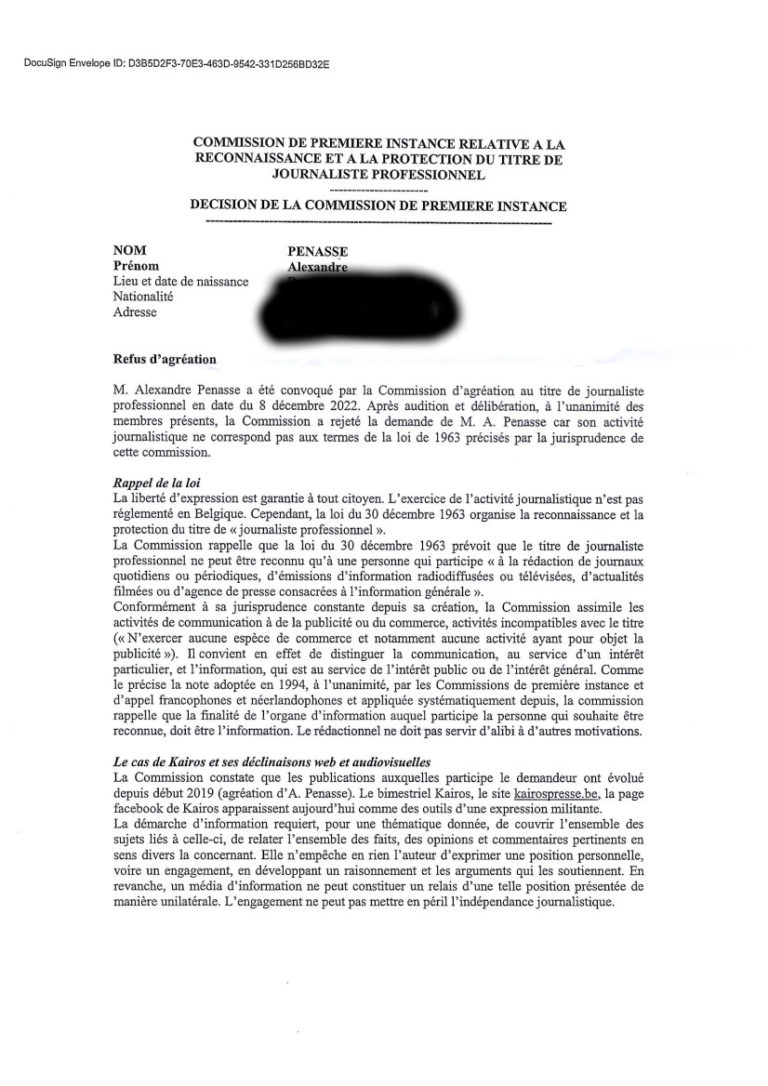 Kairos, « outil d&rsquo;expression militante »