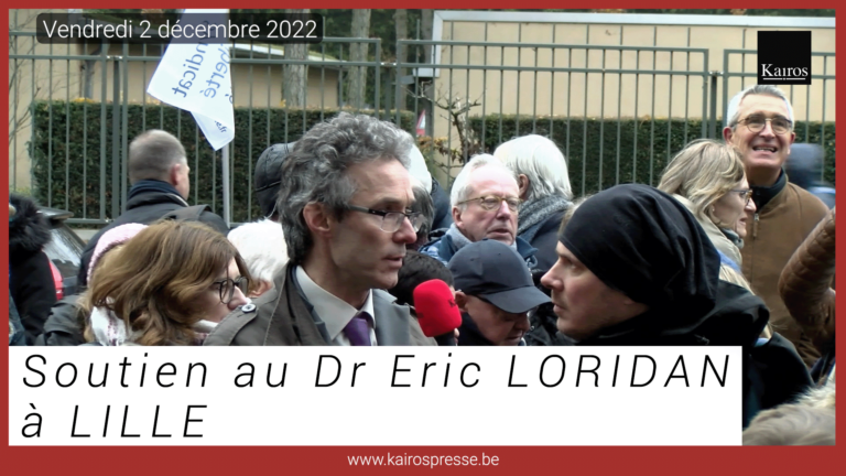 Manifestation de soutien à Éric Loridan