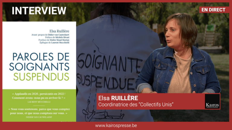 Applaudis en 2020, persécutés en 2022 – « Paroles de soignants suspendus », un livre d&rsquo;Elsa RUILLÈRE