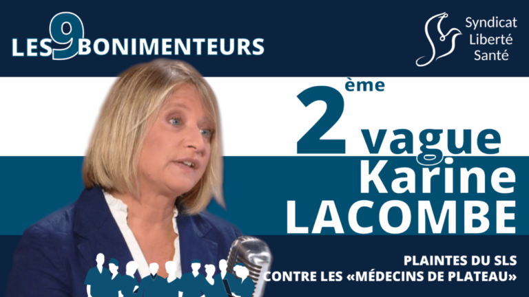 SLS klacht tegen Les 9 Bonimenteurs: Pr Karine Lacombe (2/9)