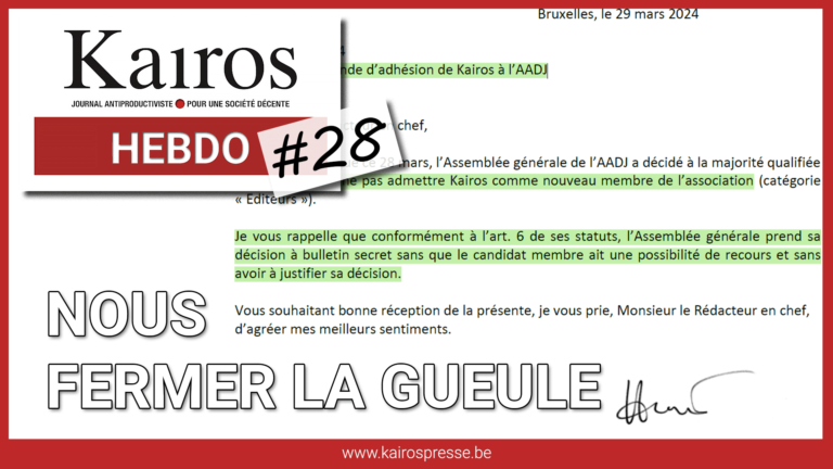 HEBDO #28 – Nous fermer la gueule