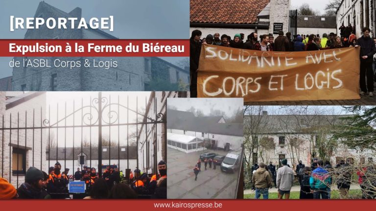 Expulsion à la Ferme du Biéreau de l’ASBL Corps & Logis