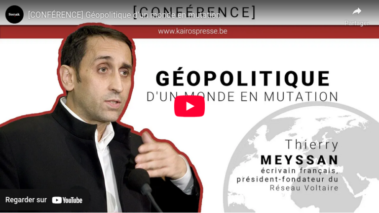 Conférence de Thierry Meyssan: géopolitique d&rsquo;un monde en mutation
