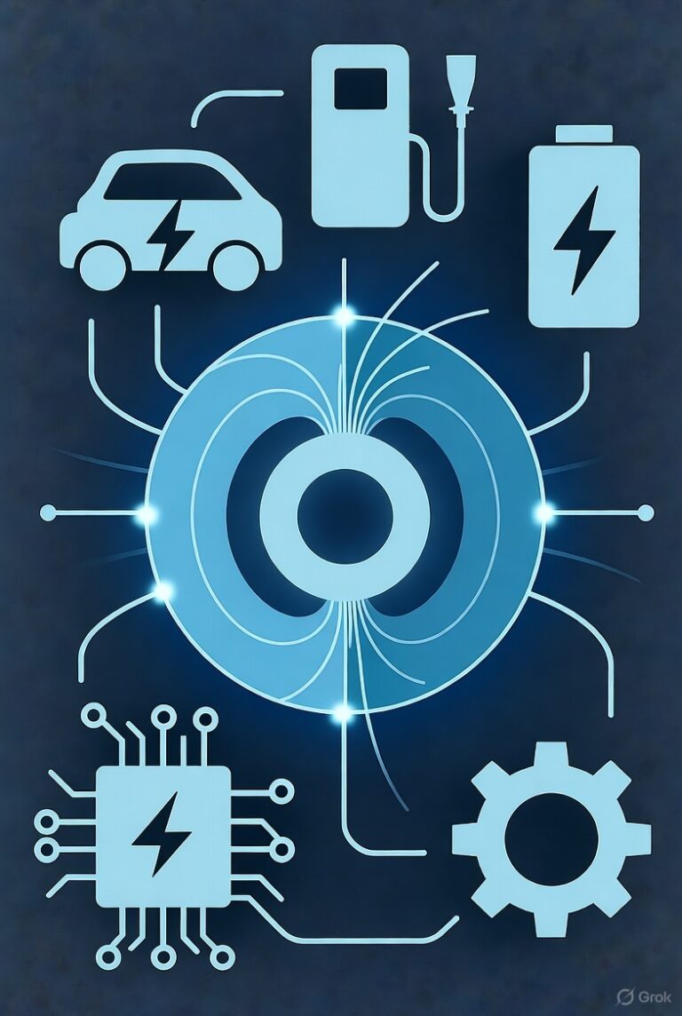 Champ magnétique dans les véhicules électriques