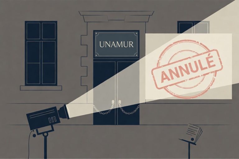 L&rsquo;Université de Namur annule notre projection : une nouvelle magnifique leçon de démocratie
