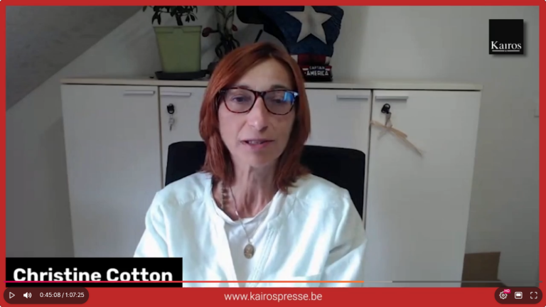 Christine Cotton: « Continuer à faire du bruit »… pour elle!